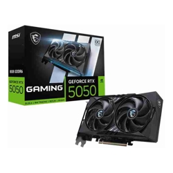 MSI nVidia GeForce RTX 5050 8G GAMING OC, Boost: 22632 MHz, CUDA 2560 Units, 8GB GDDR6, HDMI x 1 (embargo)