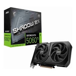 MSI nVidia GeForce RTX 5060 Ti 8G SHADOW 2X OC PLUS, Boost: 2482 MHz, CUDA 8960 Units, 8GB GDDR7, HDMI x 1 (embargo)