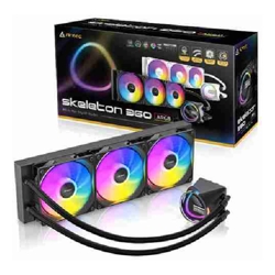 Antec Skeleton 360 ARGB, All-in-One Liquid Cooler, 360mm, PWM ARGB fans, 2000RPM, 72.29CFM, 32dB, Intel/AMD support, aluminum radiator, 3Y warranty