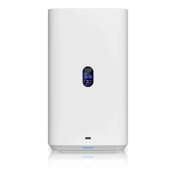 Ubiquiti UNAS 4, White, UniFi Network Storage (4)2.5/3.5" HDD Bays,(2)M.2 NVMe SSD Cach Slot,2.5 GbE, USB-C Connect, PoE+++ Adapter, Compact Footprint