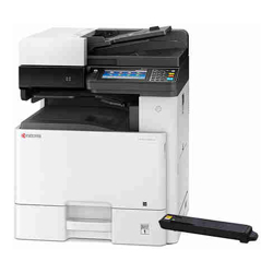 M8130CIDN A3 COLOUR 30PPM MFP - 3YRS WTY  1 TRAY &amp; CAB  CMYK TONER BUNDLE