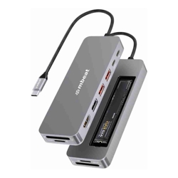 mbeat mbeat Elite 9-in-1 USB-C Multiport Hub with Built-in M.2 NVMe SSD Enclosure