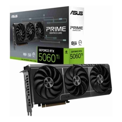 ASUS nVidia GeForce PRIME-RTX5060TI-8G RTX 5060 Ti 8GB GDDR7  2572MHz Boost Clock, RAM 28Gbps, 759 AI TOPs, Digital Max Resolutio