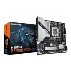 Gigabyte GA-H810M-GAMING-WIFI6, Micro ATX, Intel LGA 1851, 2xDDR5, 1xM.2, 4xSATA 6Gb/s, RAID, 2xPCIe, 1xHDMI, 1xDP, GbE LAN, Wireless AX+Bluetooth, 1xUSB3.2, 5xUSB2.0, 3 Year Warranty