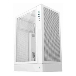 DeepCool CH170 PLUS WH Vertical Micro-ATX Compact Case, USB3.0x2, Gen2 Type-C x1, Audio/Micx1