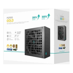 DeepCool PQ750G 750W Gamer Storm 80+ Gold/Cybenetics Fully Modular ATX Power Supply 120mm Fan, Japanese Capacitors, DC to DC, ATX12V V3.1,