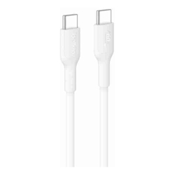 USB-C TO USB-C 60W 2.0 PCR CABLE 2M - WHITE