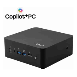 MSI Cubi NUC AI+ 2MG-013AU, Black, Core Ultra 7 258V/D5 32GB/1TB SSD/Win11Pro NG/Power Switch Cable/3Y