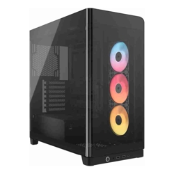 Corsair FRAME 4500X RS-R ARGB Panoramic Glass Mid-Tower PC Case - Black, 478x499x246mm, E-ATX, 460mm GPU, 185mm CPU, USB-C, ARGB, 360mm rad, 11.58kg
