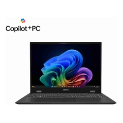 MSI Prestige Series Notebook 16&quot; UHD Intel Core Ultra 9 288V Embedded 32GB LPDDR5x-8533 2xM.2 SSD slot Windows11  Intel Arc Graphics