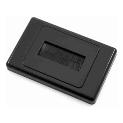 Brush Wall Plate -  Black