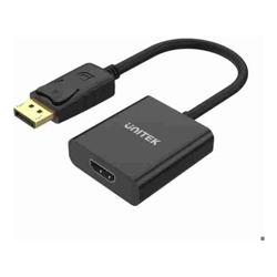 Unitek DisplayPort to HDMI 1080P Full HD Adapter, Black
