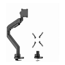 Brateck LDT92-C012-B FUTURE-PROOF HEAVY-DUTY GAS SPRING MONITOR ARM, Fit Screen Size: 24&quot;-57&quot; Up to 27 KG (LS)