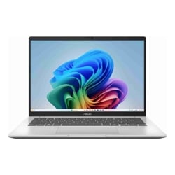 ASUS Vivobook 14 (M1407) 14&quot; WUXGA Copilot+ PC Laptop - Ryzen AI 7 350, 16GB RAM, 1TB SSD, Win11 Home, Cool Silver, 1 Year Warranty Computer Components