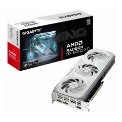 Gigabyte Radeon RX 9060 XT GAMING OC ICE 16G, GDDR6, 3320MHz boost, 2780MHz, 2048 cores, PCIe 5.0, 281mm, 450W, 2x DP 2.1a, HDMI 2.1b