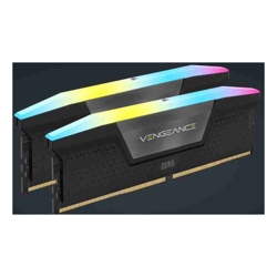 Corsair VENGEANCE RGB 16GB (2x8GB) DDR5 DRAM 5200MT/s CL40 Memory Kit - Black