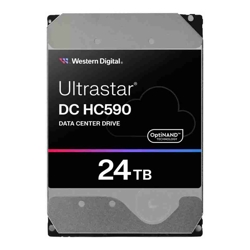 Western Digital Ultrastar DC HC590 24TB: 3.5&quot;, SATA 6Gb/s / SAS, CMR, SE, 146.71x101.6x26.11mm, 670g,  5Y warranty