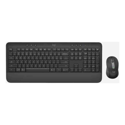 Logitech MK650 Wireless Keyboard  Mouse - Graphite for Business