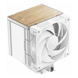 DeepCool AK500 G2 WH Wood Grain Top Cover CPU Cooler, 5 Heat Pipes, 4-pin PWM, Intel LGA1851/1700/1200/115x, AMD AM5/AM4