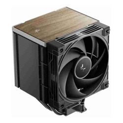 DeepCool AK500 G2 Wood Grain Top Cover CPU Cooler, 5 Heat Pipes, 4-pin PWM, Intel LGA1851/1700/1200/115x, AMD AM5/AM4