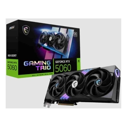 MSI nVidia GeForce RTX 5060 8G GAMING TRIO OC, PCI Express Gen 5 x16, Boost: 2625 MHz, CUDA 3840 Units, 8GB GDDR7, HDMI x 1