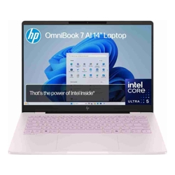 HP OmniBook 7 AI 14 Windows 11 Home 14in Intel Core Ultra 5 32GB RAM 512GB SSD 3K Powder pink