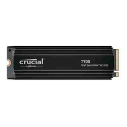Crucial CT2000T705SSD5, T705 with Heatsink, 2TB, M.2 NVMe, PCIe5.0, Read Speed: Up to 14500MB/s, Write Speed: Up to 12700MB/s, 5 Year Warranty