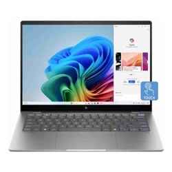 HP OmniBook X 14" 2K touch Laptop - Snapdragon X Plus, 16GB RAM, 512GB SSD, Win11 Home, Silver, 1 Year Warranty