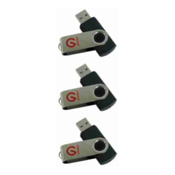 Shintaro 8GB Rotating Pocket Disk 3 Pack