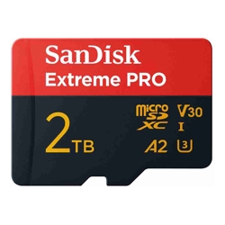 SanDisk 2TB Extreme PRO microSDXC UHS-I CARD (SDSQXCD-2T00-GN6MA)
