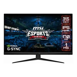 MSI G321Q WQHD 32" Flat  IPS LCD Monitor,HDMI,DP,170Hz,Tilt,VESA