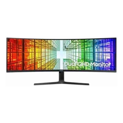 Samsung 49" Curved Dual QHD Monitor,32:9,2xHDMI,DP,USB-C,2xUSB,LAN,VESA