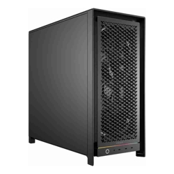 Corsair FRAME 5000D WORKSTATION Mid-Tower Case - Black, supports E-ATX, tempered glass, high airflow design, 420mm radiator, 450mm GPU support