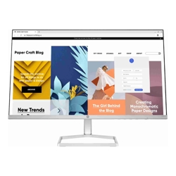 HP 524sw 23.8" FHD IPS Monitor - 1920x1080, 100Hz, HDMI &amp; VGA, Tilt Stand, White, 1 Yr Wty (Ex Demo)