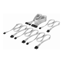 For Corsair PSU - Elite Premium Individually Sleeved Type-4 PSU Cables Starter Kit - White