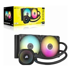 Corsair iCUE LINK TITAN 280 RX RGB AIO Liquid CPU Cooler - Black, 94.7 CFM, 1700 RPM, Aluminum Radiator, Copper Cold Plate, Intel/AMD Support
