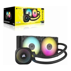 Corsair iCUE LINK TITAN 240 RX RGB AIO Liquid CPU Cooler - Black,  73.5 CFM, 2100 RPM, Aluminum Radiator, Copper Cold Plate, Intel/AMD support