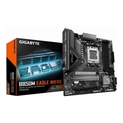 Gigabyte B850M EAGLE WF6E , AMD AM5, 4 x DDR5 up to 256 GB,  1 x HDMI, 1 x PCI Express x16, 2 x M.2, 4 x SATA, 1x USB 3.2