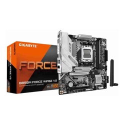 Gigabyte B850M FORCE  WIFI6E V2, AMD AM5, 2 x DDR5 up to 128 GB, 1 x HDMI, 2 x PCI Express x16, 3 x M.2, 5x USB 3.2, 6x USB 2.0, 5GbE LAN