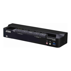 ATEN 4-PORT USB 3.0 4K DISPLAYPORT DUAL DISPLAY KVMP SWITCH