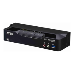 ATEN 2-PORT USB 3.0 4K DISPLAYPORT DUAL DISPLAY KVMP SWITCH