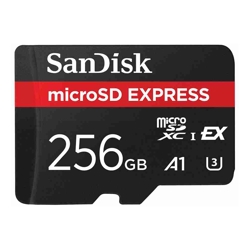 SanDisk 256GB microSD Express Card 880mb/s PCIe Gen 3 SDSQXFN-256G-GN4NN