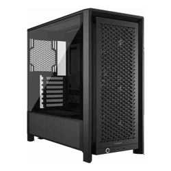 Corsair FRAME 4000D RS Modular Mid-Tower PC Case - Black, ATX/E-ATX, TG panel, RS fans, 430mm GPU, 170mm CPU clr, 360mm rad, USB-C, 2yr wty