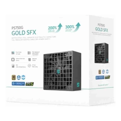 DeepCool PS750G 750W Gamer Storm SFX ,Full Japanese Electrolytic Capacitors, Cybenetics Platinum /PPLP Gold, Fluid Dynamic Bearing