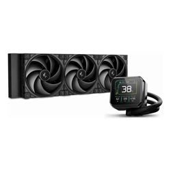 DeepCool SPARTACUS 360 Fully Customisable 6th Gen Liquid Cooler with Silent Ring Fans 3.4" LCD