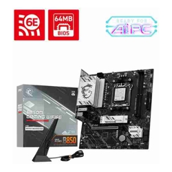 MSI B850M GAMING WIFI6E, AMD B850, AM5, Ryzen 9000/8000/7000, DDR5 128GB, PCIe 5.0 M.2, Wi-Fi 6E, 2.5G LAN