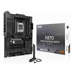 ASUS X870 MAX GAMING WIFI7, AM5,X870,4DDR5 256GB,PCIe5.0,M.2x3,WiFi7,BT5.4,2.5GbE,USB4x2,HDMI,ATX,3yr wty