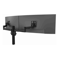 Atdec AWMS-2-5940 Dual Extended-Reach Arms on Post H/D F-Clamp Black