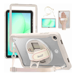 3sixT Rugged All One - Samsung Galaxy Tab A11+ - Clear/Beige