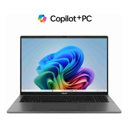 ASUS Vivobook S16 16" FHD OLED 60Hz NT / AMD R7-260 (Hawk Point) / DDR5 16GB / 512GB SSD / INT / Matte Gray / Win 11 Home (Everyday AI)